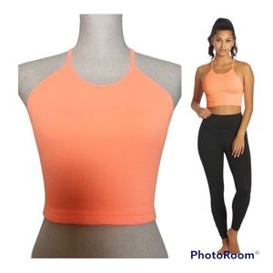 NWT FREE PEOPLE Cropped Run Yoga Tank in M/L